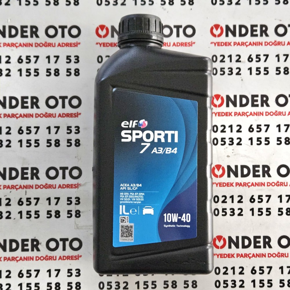10W40 MOTOR YAĞI 4LT / ELF SPORTİ TXI