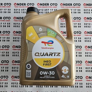 0W30 MOTOR YAĞI 4LT / TOTAL QUARTZ İNEO FİRST