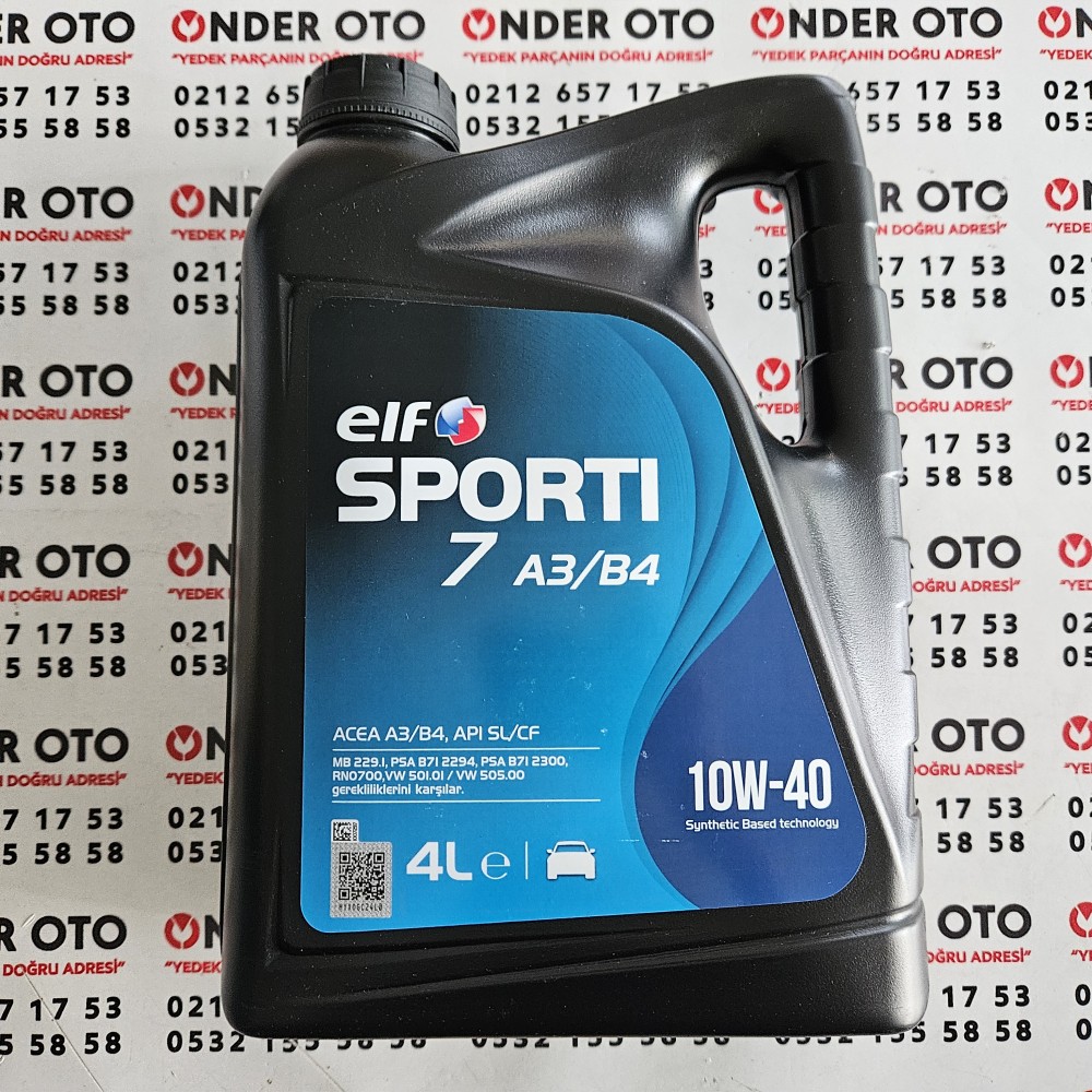 10W40 MOTOR YAĞI 4LT / ELF SPORTİ TXI