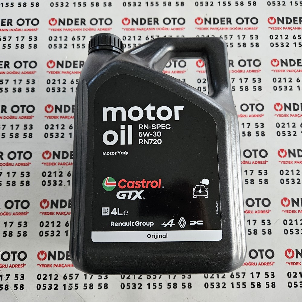 5W30 MOTOR YAĞI 4LT / CASTROL GTX