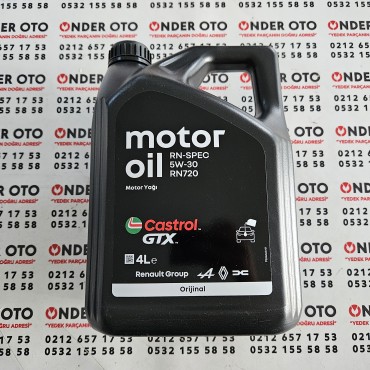 5W30 MOTOR YAĞI 4LT / CASTROL GTX 