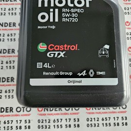 5W30 MOTOR YAĞI 4LT / CASTROL GTX