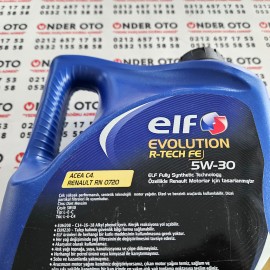 5W30 MOTOR YAĞI 5LT / EVOLUTİON R-TECH FE