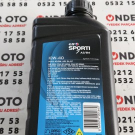 10W40 MOTOR YAĞI 4LT / ELF SPORTİ TXI